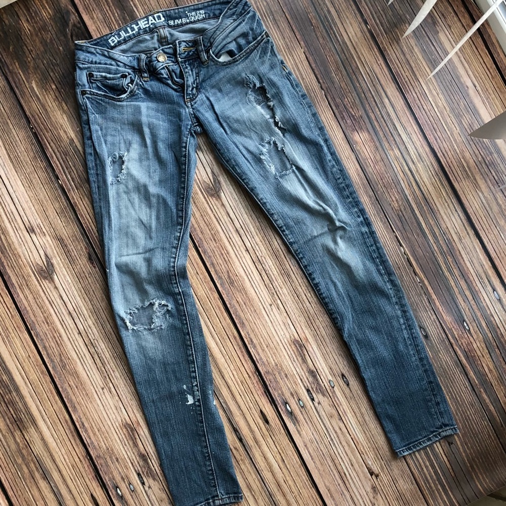 Bullhead extreme destroyed jeans